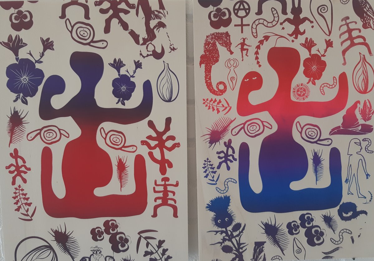 The In-Betweens (A Study on Purple) 